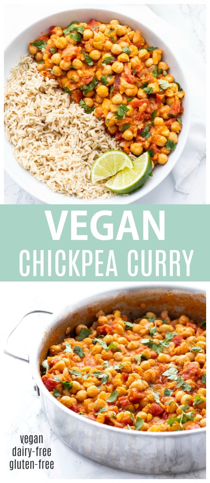 Easy Vegan Chickpea Curry - Haute & Healthy Living